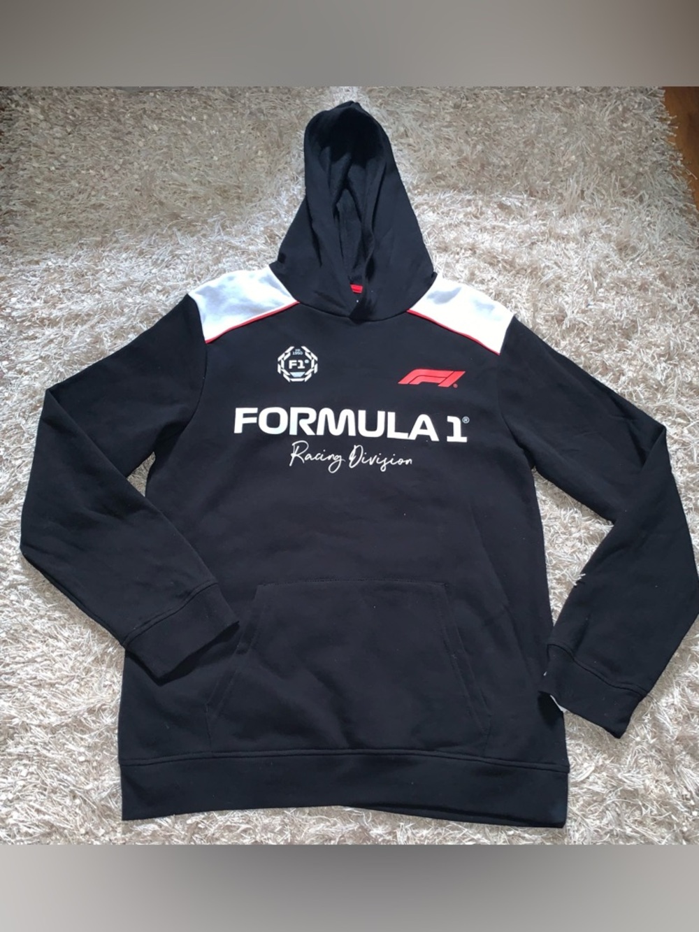 Formula 1 Kids Miami ‘25 Pullover Hoodie Racing Division Size XL (18-20) Unisex